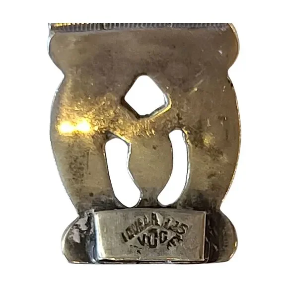 Vintage Abalone Sterling Silver 925 Panel Bracelet Iguala Mexico Signed - Picture 2 of 13